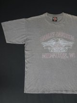 1991 HARLEY DAVIDSON MILWAUKEE,WI OFFICIAL VTG T-SHIRT GRAY XL (2)