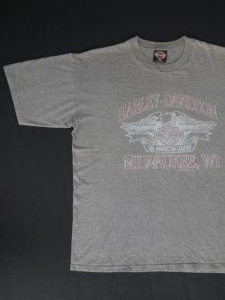 画像1: 1991 HARLEY DAVIDSON MILWAUKEE,WI OFFICIAL VTG T-SHIRT GRAY XL (2)