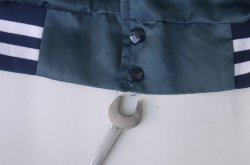 画像8: COORS LIGHT THE SILVER BULLET OFFICIAL VTG STADIUM JACKET NAVY L