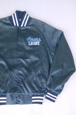 画像4: COORS LIGHT THE SILVER BULLET OFFICIAL VTG STADIUM JACKET NAVY L