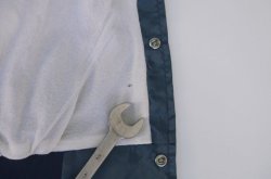 画像12: COORS LIGHT THE SILVER BULLET OFFICIAL VTG STADIUM JACKET NAVY L