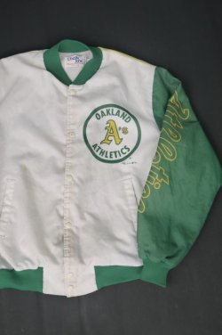 画像7: 89y OAKLAND ATHLETICS CHALK LINE VTG STADIUM JUMPER L