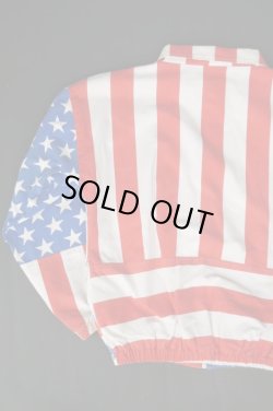 画像13: BUDWEISER OFFICIAL VTG STAR＆STRIPES COTTON JACKET L (2)