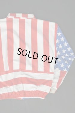 画像14: BUDWEISER OFFICIAL VTG STAR＆STRIPES COTTON JACKET L (2)