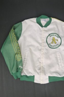 画像6: 89y OAKLAND ATHLETICS CHALK LINE VTG STADIUM JUMPER L