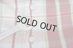 画像4: 70s OSH KOSH VTG COTTON FLANNEL SHIRT BLUE×BEIGE L MADE IN USA