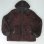 画像2: 70s UNKOWN VTG FAKE FUR HOODED JACKET WINE RED M