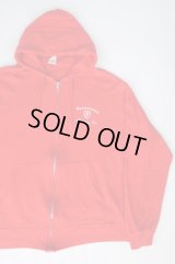 FIRESTONE VTG ZIPUP HOODIE RED L