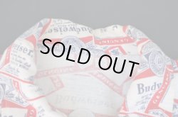 画像3: 70s BUDWEISER PATTERNED ALL OVER ZIPUP JACKET M