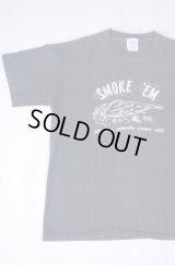 SMOKE'EM TILL THE WHEELS COME OFF! VTG T-SHIRT BLACK L