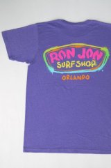 RONJON SURF SHOP VTG T-SHIRT MARBLED PURPLE S