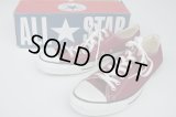 90s CONVERSE ALL STAR LOW US MADE WINE RED US10 1/2