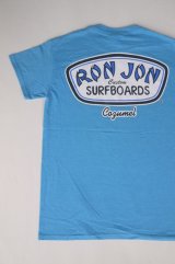 RONJON SURF SHOP VTG T-SHIRT LIGHT BLUE S