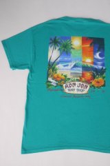 RONJON SURF SHOP VTG T-SHIRT TURQUOISE BLUE L