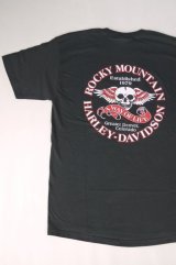 HARLEY DAVIDSON ROCKY MOUNTAIN SKULL T-SHIRT BLACK L