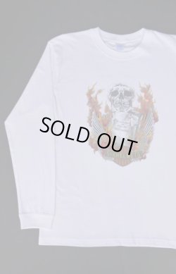 画像1: SIXHELMETS MC "IN MEMORY OF FALLEN BROTERS" LONG SLEEVE T-SHIRT WHITE