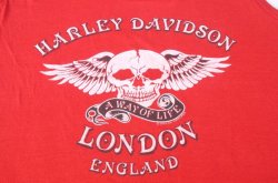 画像2: 80s HARLEY DAVIDSON OFFICIAL ROCKY MOUNTAIN SKULL VTG TANK TOP RED L