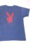 画像2: 80s PLAYBOY "WAVETISM" VTG T-SHIRT NAVY×RED L