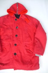 70s UNKOWN B-9 TYPE JACKET RED M