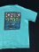 画像2: 80s QUIK SILVER VTG T-SHIRT TURQUOISE BLUE L (2)