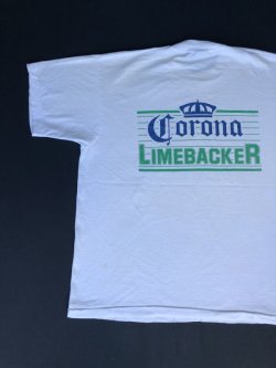 画像1: 90s CORONA LIMEBACKER VTG T-SHIRT WHITE XL