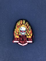NOS 80s SKULL FLAMES DEATH PATCH