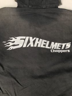 画像3: SIXHELMETS CHOPPERS ACTIVE HOODED JACKET FADED BLACK XL