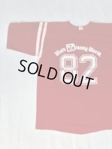 70s WALT DISNEY WORLD US MADE VTG FOOTBALL T-SHIRT RED L