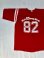 画像1: 70s WALT DISNEY WORLD US MADE VTG FOOTBALL T-SHIRT RED L (1)