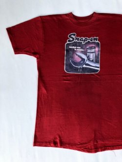 画像1: SNAP-ON NUMBER ONE IN METRICS VTG T-SHIRT RED L