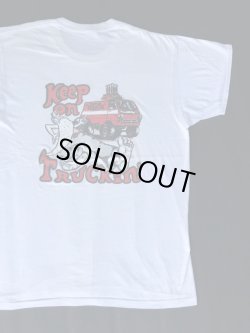 画像2: 1973 KEEP ON TRUCKIN' VTG T-SHIRT WHITE ML