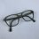 画像1: 70s AMERICAN OPTICAL VTG TEAR DROP EYEWEAR CLEAR GRAY M (1)