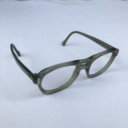 画像2: 70s AMERICAN OPTICAL VTG TEAR DROP EYEWEAR CLEAR GRAY M