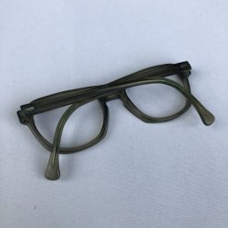 画像3: 70s AMERICAN OPTICAL VTG TEAR DROP EYEWEAR CLEAR GRAY M