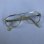 画像1: 70s UNKNOWN VTG TEAR DROP EYEWEAR CLEAR YELLOW 46 (1)