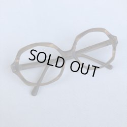 画像1: 70s AMERICAN OPTICAL VTG EYEWEAR CLEAR BROWN