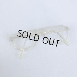 画像2: 70s UNKNOWN VTG TEAR DROP EYEWEAR CLEAR YELLOW 46