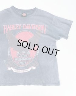 画像1: HARLEY DAVIDSON GOLD EAGLE SERIES VTG T-SHIRT L