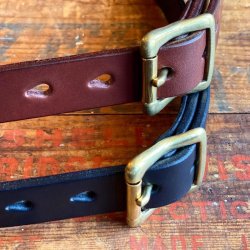 画像2: SIXHELMETS NARROW LETHER BELT
