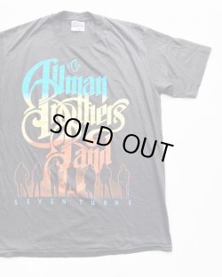 画像1: 1990 THE ALLMAN BROTHERS BAND SEVEN TURNS TOUR VTG T-SHIRT　BLACK L