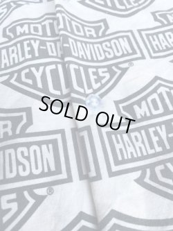 画像5: HARLEY DAVIDSON BAR&SHIELD LOGO VTG PATTERNED ALL OVER LONG SLEEVE SHIRT WHITE ML