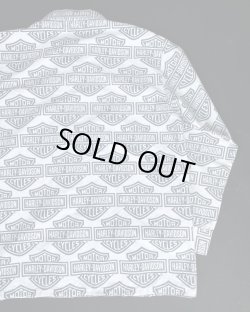 画像6: HARLEY DAVIDSON BAR&SHIELD LOGO VTG PATTERNED ALL OVER LONG SLEEVE SHIRT WHITE ML