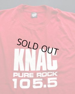 画像5: 80s KNAC PURE ROCK 105.5 VTG T-SHIRT XL RED