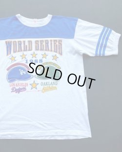 画像1: 1988 MLB WORLD SERIES "LA DODGERS VS OAKLAND ATHLETICS VTG T-SHIRT