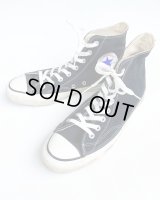 80s CONVERSE ALL STAR HI MADE IN USA BLACK US8