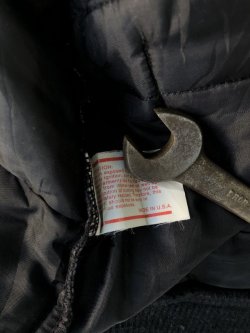 画像6: CATERPILLAR OFFICIAL VTG PUFFY JACKET BLACK M