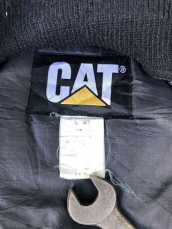 画像5: CATERPILLAR OFFICIAL VTG PUFFY JACKET BLACK M