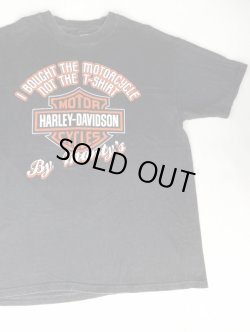 画像1: HARLEY DAVIDSON MONTY'S CYCLE SHOP OFFICIAL VTG T-SHIRT BLACK XL