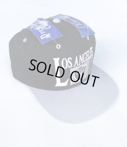 画像1: NOS 90s NFL LOS ANGELES RAIDERS VTG TRUCKER CAP BLACK
