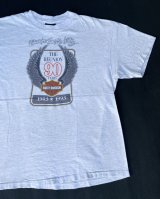 HARLEY DAVIDSON THE REUNION 90 YEARS OFFICIAL VTG T-SHIRT GRAY L